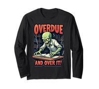 Overdue Halloween Zombie Reader Maglia a Manica