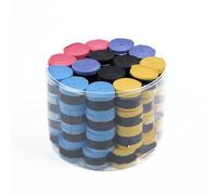 Overgrip da tennis, 60 pezzi, nastro antiscivolo in materiale PU per racchetta da badminton da tennis, nastro assorbente per racchetta da tennis