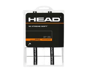 Overgrip Head Extreme Soft x12 Bianco - Comfort e Presa Sicura per Tennis, Padel