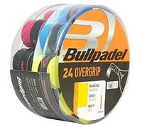 Overgrip Liscio Bullpadel Multicolore/Scatola 24 overgrips per migliorare la presa della tua Racchetta da Paddle/Grip Resistente/Accessori per Racchette da Paddle e Tennis