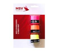 Overgrip MSV Cyber Wet Overgrip 3P - neon yellow/neon orange/neon pink - Multicolore