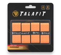 Overgrip PadDel TALAFIT - Grip Padel - Padel overgrip Impugnatura Pala Padel - Perforata - Overgrip Padel - Grip Tennis (Arancione x4)