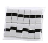 Overgrip per racchetta da tennis e badminton, 12 pezzi, per una presa antiscivolo e assorbente (bianco, 12 pezzi)
