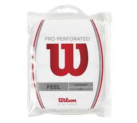 Overgrip Wilson Pro Perforato Feel Bianco (Pacchetto x12) One Size