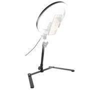 Overhead Phone Mount - 30cm Metal Adjustable Recording Stand With Ring