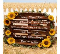 OVERHYPZ Decalcomanie Personalizzate for Agenda di Nozze, Adesivi Timeline Personalizzati for Kit di Pianificazione E Pareti, Adesivi for Orari in Vinile for Cerimonie, Ordini di Ricevimento