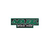 Overkill Fuck You Thrash Metal Band Patch Patch in ferro ricamato su accessorio