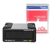 TANDBERG KIT DISPOSITIVO ESTERNO RDX USB3+ AUTOALIMENTATO CON CARTUCCIA BACKUP 2TB (SUPPORTO WINDOWS BACKUP E APPLE TIME MACHINE)