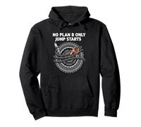 Overlanders 4x4 Offroad No Plan B Only Jump Starts Felpa con Cappuccio