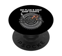 Overlanders 4x4 Offroad No Plan B Only Jump Starts PopSockets PopGrip Adesivo