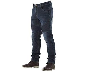 Overlap Castel SMALT Jeans Uomo, Blu, Taglia 36