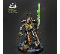 Overlord Necron warhammer 40K COMMISSIONE dipinto