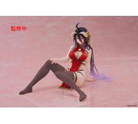 Overlord PVC Statue Desktop Cute Figure Albedo Chinese Dress Ver. Renewal 13 cm