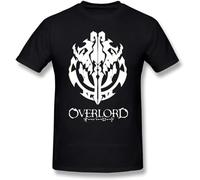 Overlord T Shirt Overlord Anime Guild Emblem Ainz Ooal Gown T-Shirt Graphic Short-Sleeve Tee Shirt Man Tshirt Size XL