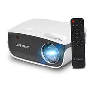 OVERMAX Proiettore Multipic 2.5 Full HD LED Home Theater 120 pollici Altoparlante HDMI USB Compatibilità Risoluzione 1920x1080 Goditi EURO 2024 e le serate cinematografiche a casa in qualità HD ultima