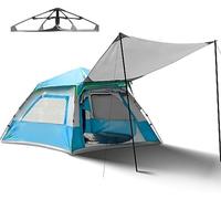 Tenda Da Campeggio TecTake Pop-Up 2 Posti - Montaggio Istantaneo, Impermeabile, Con Borsa E Picchetti - Foto 2