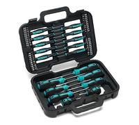 OVERMUST - Set Cacciaviti Magnetici Precisione, 58 Pezzi Professionali per Bricolage e Riparazioni, Taglio Croce Torx, Compatibile con Laptop Tablet Smartphone