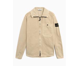 Overshirt Relaxed Stone Island Panama Cotton "Old" Effect per uomo