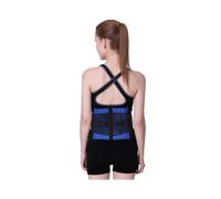 Oversize 5XL 6XL Back Support Brace, Posture Corrector, Waist Belt, Lumbar Decompression, Pain Relief (Blue)