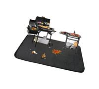 Oversize BBQ Ground Cover per Pit Scudo Termico Impermeabile Resistente agli strappi Portatile Stuoia Esterna Multiuso Esterno Fuoco Stuoia