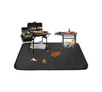 Oversize BBQ Ground Cover per Pit Scudo Termico Impermeabile Resistente agli strappi Portatile Stuoia Esterna Multiuso Esterno Fuoco Stuoia