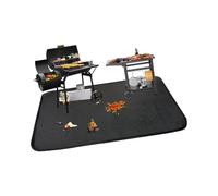 Oversize BBQ Ground Cover per Pit Scudo Termico Impermeabile Resistente agli strappi Portatile Stuoia Esterna Multiuso Esterno Fuoco Stuoia
