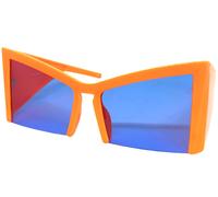 Oversize Esagerato 80s Rétro Festa Club Raver Funky Sole Grande Telaio