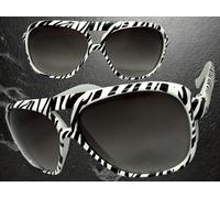 Oversize Esagerato Vintage Retrò Sole Grande Enorme Zebra Stampa Tigre Telaio