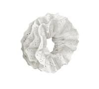 Oversize Lace Scrunchies Hair Chignon Scrunchy Lady Hair Styling Accessori Fiore