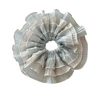 Oversize Lace Scrunchies Hair Chignon Scrunchy Lady Hair Styling Accessori Fiore