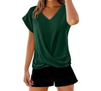 Oversize T Shirts in Saldo Blusa Cotone Lino Donna XXL Camicia Verde Maniche Corte Elegante Curvy XXXL Nero Maglia Rossa Maglietta Mezza Manica Bianca T Shirts Fucsia Magliette Unica Tinta Tshirt