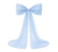Oversized Bow Decor, Organza Ribbon, Romantic Accent, Reusable Design