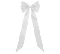 Oversized Satin Bow Decor - Christmas Tree Satin Bow, 75-inch Giant Ribbon Bows Topper for Holiday Trees Parties Doors Walls | Large Ornament for Wedding Birthday Indoor Outdoor Garden Patio