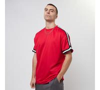 Oversized Stripes Mesh Tee rosso S