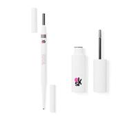 Overskin Draw My Brow, Matita per Sopracciglia Waterproof a Tratto Sottile, Colora e Definisce per Effetto Microblading Naturale, 02 Castano