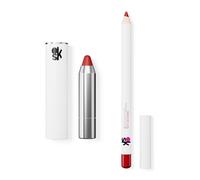 Overskin Draw My Lips, Matita Labbra a Tratto Preciso e Pigmentato, Texture Morbida e Cremosa Arricchita con Olio di Cocco Bio, 01 Rosso Cinica