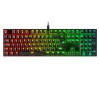 Oversteel - KOVAR USB Gaming Keyboard, RGB illuminato, interruttore meccanico Outemu Blue, anti-ghosting, layout tedesco PC/MAC/Android