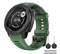 OVERSTEP Compatibile con Garmin Instinct Band Cinturino di Ricambio in Morbido Silicone Compatibile con Garmin Instinct/Solar/Tactical