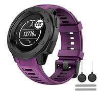 OVERSTEP Compatibile con Garmin Instinct Band Cinturino di Ricambio in Morbido Silicone Compatibile con Garmin Instinct/Solar/Tactical