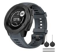 OVERSTEP Compatibile con Garmin Instinct Band Cinturino di Ricambio in Morbido Silicone Compatibile con Garmin Instinct/Solar/Tactical