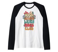 Overstimulated Moms Club Divertente Retrò Introverso Floreale Maglia con Maniche Raglan