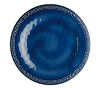 Overstock Blue Melamine Harmony Collection - Set di 6 piatti piani