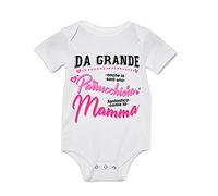 Overthetee Body Neonato Mamma - Parrucchiera - Da Grande anche io sarò una Parrucchiera Fantastica come la Mamma - Body Bimba - Festa della Mamma - Idea Regalo