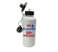 Overthetee Borraccia Maestro 100% Speciale - Bambini Scuola - Idea Regalo Fine Anno Scolastico