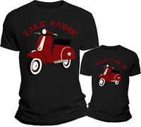 Overthetee Coppia Tshirt papà e Figlio - Tale Padre Tale Figlio - Festa del papà - Tshirt papà e Figlio - Padre e Figlio Abbigliamento - Maglietta Padre e Figlio - Idea Regalo