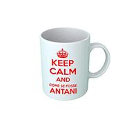 Overthetee Tazza Divertente - Keep Calm Come se Fosse Antani - Amici Miei - Tazze Simpatiche - Amico Padre Idea Regalo
