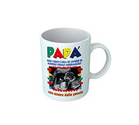 Overthetee Tazza Personalizzata Papà - Ecografia Neonato PERSONALIZZABILE - Futuro Papà - Immagine Neonato - Regali Originali - Bimbo in arrivo - Padre - Tazze Colazione