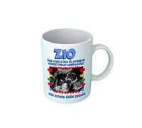 Overthetee Tazza Personalizzata Zio - Ecografia Neonato PERSONALIZZABILE - Futuro Zio - Zietto - Nipotino - Nipotina - Immagine Neonato - Regali Originali - Bimbo in arrivo - Tazze Colazione