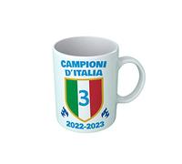 Overthetee Tazza - Scudetto - 3 - Campioni D'Italia 2022 2023 - Napule - Vittoria - Calcio - Napl - Pallone - Calcio - Napl - Forza Napule - Napoletano - Tazze Ceramica