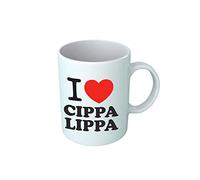 Overthetee Tazza Simpatica - I Love Cippa Lippa - Film Cult - Amici Miei - Tazze Colazione - Gadget - Amico - Idea Regalo